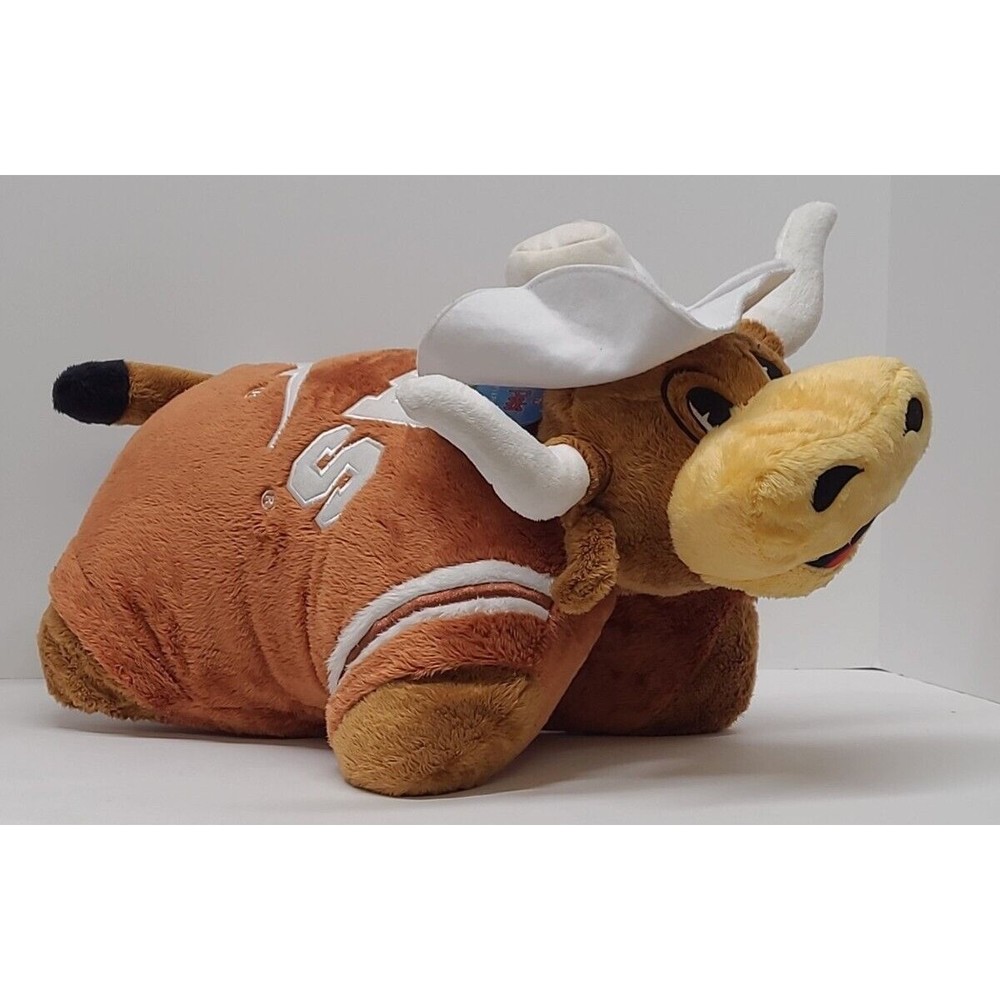 Texas Longhorn Steer Pillow Pal  Large Plush With Tags
